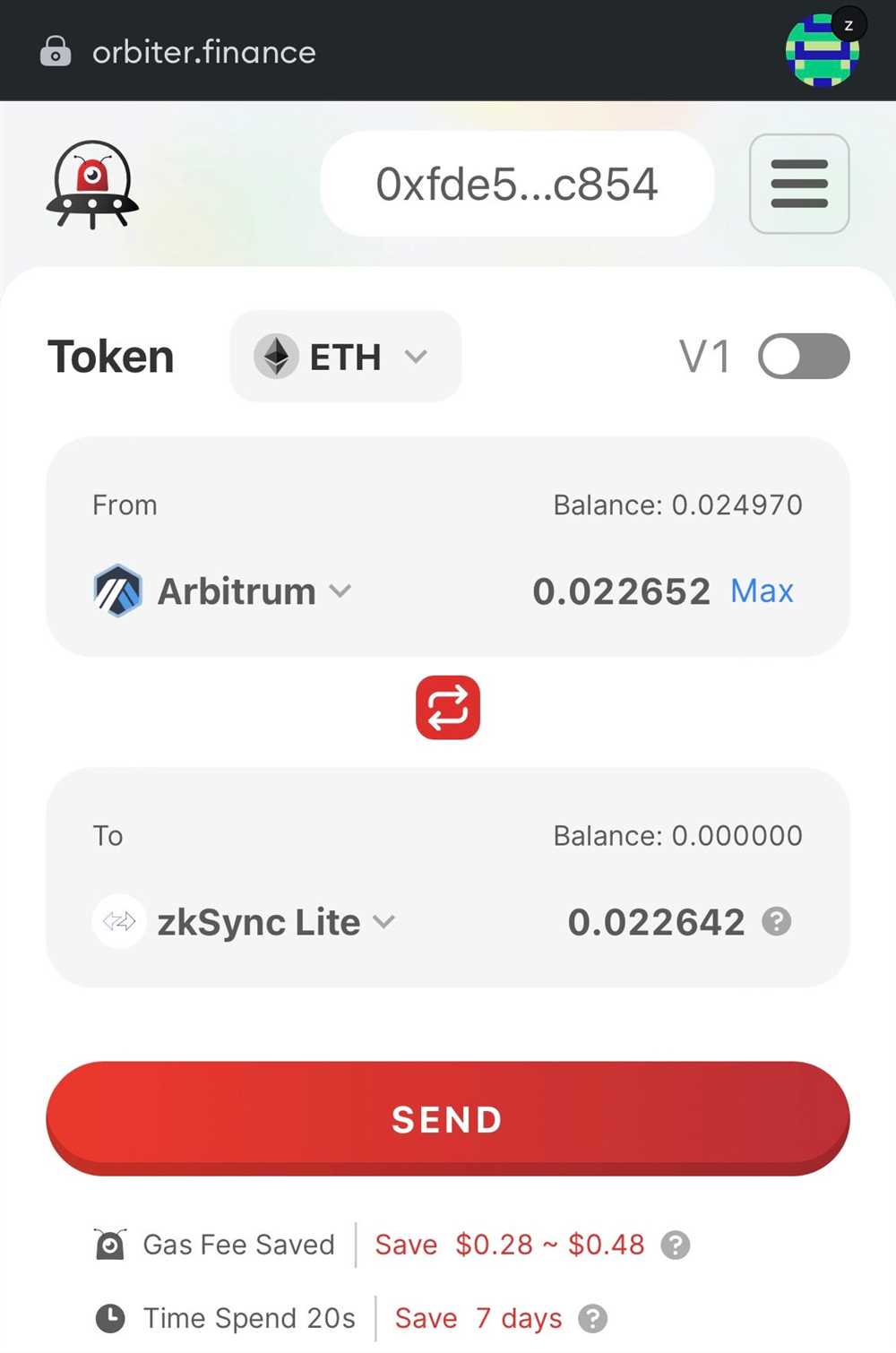 Step 2: Transferring Your Assets from Ethereum to zkSync