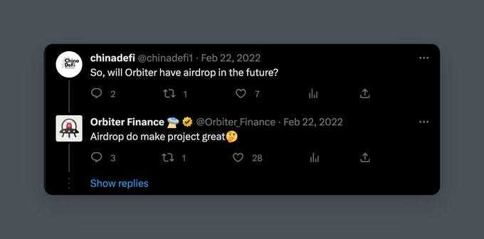 About Orbiter Finance